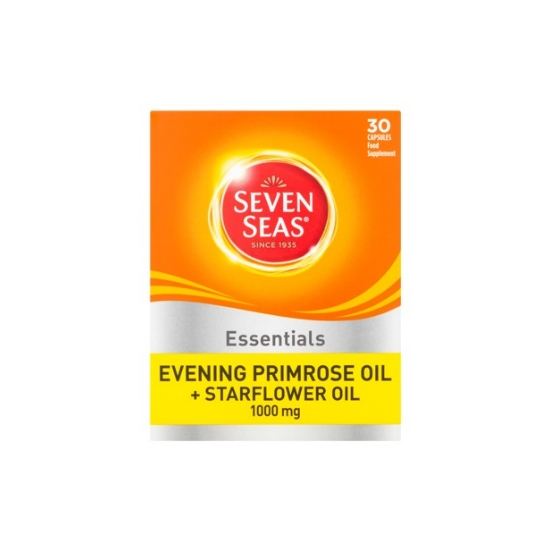 Seven Seas Essentials Evening Primrose Oil + Starflower Oil Capsules